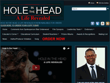 Tablet Screenshot of holeinthehead.com